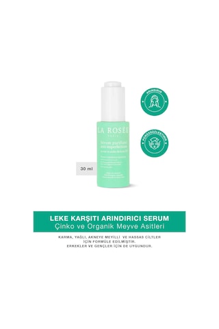 Leke Karşıtı Arındırıcı Serum Çinko Ve Organik Meyve Asitleri İçeren - 30 Ml