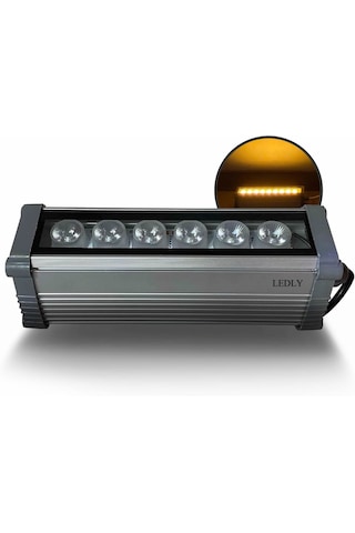 Ledly 20 Cm 6 W Wallwasher Duvar Boyama Yeşil