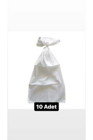 Hamam Köpük Torbası 10 Adet Doğal Hamam Torbası Pamuk Köpük Torbası Duş Beyaz