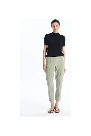 LC Waikiki Beli Lastikli Standart Fit Kadın Pantolon Green