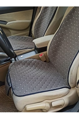 Mercedes W211 İçin Uyumlu 2'li Koltuk Minderi Ergo Siyah-beyaz