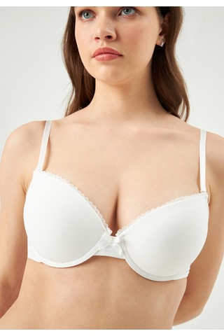 Eros Ekru Ersk121 Tulıp Badem Yarı Push-up Tek Sütyen