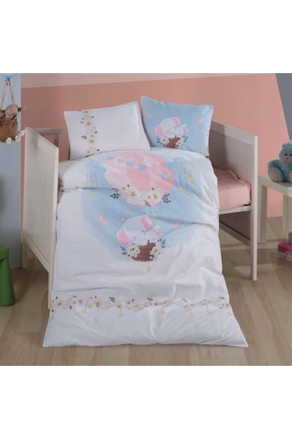 Clasy Bebek Nevresim Takımı Sun Bambi Pudra