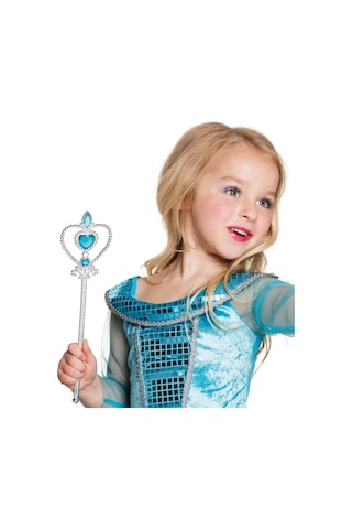 Mavi Renk Kalp İşlemeli Karlar Ülkesi Elsa Asası Lisinya Diğer