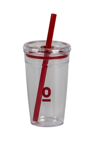 Şeffaf Mini Pipetli Bardak 400 Ml No:114 Beyaz