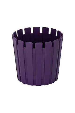 Poliwork Çit Yuvarlak Saksı 1,1 Lt 130 140 Mm 11787234