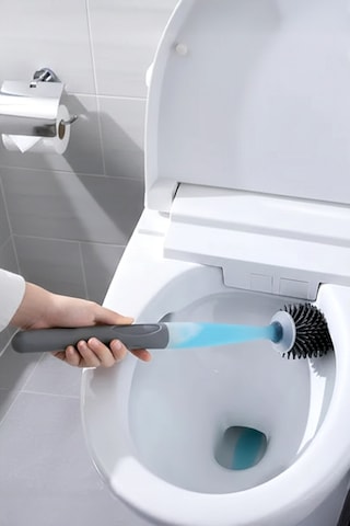 Banyo,tuvalet,klozet Temizleme Fırçası Gri
