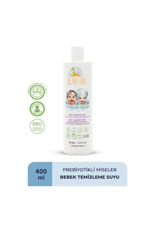 Le Natura Organik Vegan Prebiyotikli Glutensiz Bebek Temizleme Suyu
