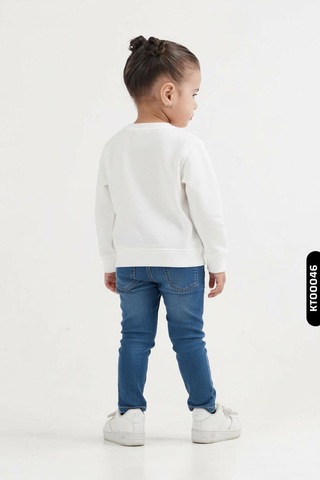 Xo Kids Kız Çocuk 2li Kombin Takmı 1-5 Yaş Set0406 Mavi