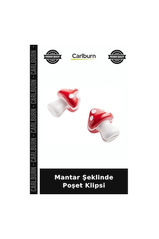 Mantar Şeklinde Poşet Klipsi Pratik Mutfak Torba Kapatıcı Renkli Mandal Diğer