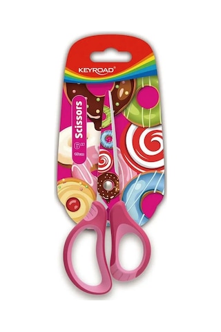 Keyroad Okul Makası 15,5 Cm Yuvarlatılmış Bıçaklı 166669088