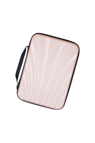 Ranyeek Tenis Topu Raketi Çantası, 2 Raket Ve 6 Top Saklayabilir, Sert Kasa, Su Geçirmez, Taşınması Kolay, Gül Kurusu Rengi