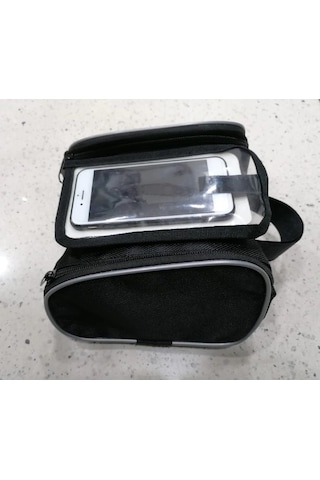 Erseplus Bisiklet Heybe Çantası Kadro Üstü 6 İnç Telefonlu Kırmızı Çok Renkli