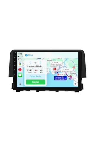 Honda Civic Fc5 Android Multimedya Sistemi 2016-2021 Crv-4146xr 10"