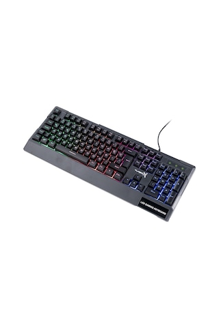 Turbox Paddock TR-K115 Kablolu Gökkuşağı Aydınlatmalı Oyuncu Q Klavye