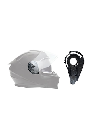 Gp Nero Mks004 Uyumlu Motosiklet Kask Vizör Bağlantı Aparatı Siyah