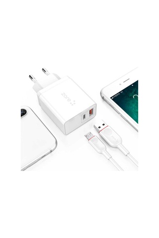 Zore Xmac Serisi Zr-x2 Micro 2 İn 1 Şarj Seti .