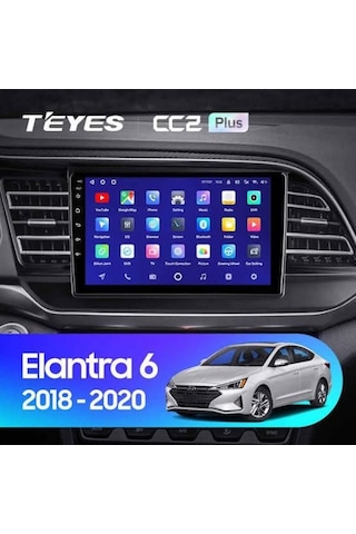 Hyundai Elentra 2018-2020 Android 4 Gb + 64 Gb Rom Carplay Multimedya
