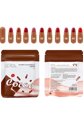 Vkemall Çok Renkli, Uzun Süre Dayanıklı Ve Mat Bitişli Ruj Seti - Her An İçin İdeal Hediyelik