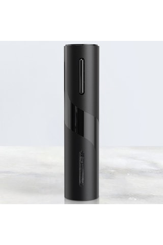 Soulader Elektrikli Şarap Açacağı Otomatik Mantar Çekmece Manyetik Vidalı Şişe Açma Makinesi Siyah