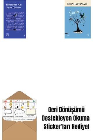 Everest Açıkhava 1 - Sabahattin Ali Seçme Öyküler + Şiirler + Okuma Sticker'ları