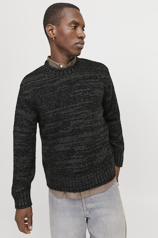 Jack & Jones Erkek Kazak 12277985 Siyah Siyah