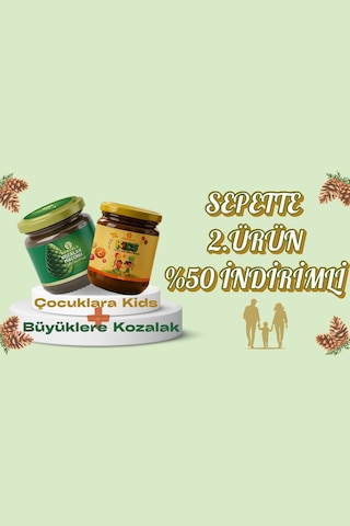 Doğal Kozalak Macunu Enerji Ve Direnç Desteği %100 Katkısız Bitkisel