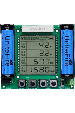 Xh239-18650 Lityum Pil Kapasitesi Test Cihazı Modülü Yüksek Hassasiyetli Xh-m239 Lcd Dijital Ekran Gerçek Kapasite Modülü Mah/mwh Ölçümü