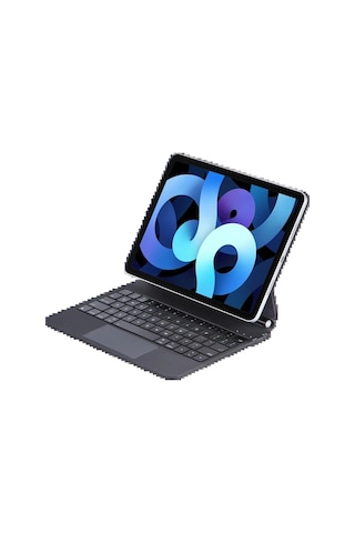 Bfs İpad Pro 11 2024 Kılıf X7p Magic Manyetik Klavyeli Tablet Kılıfı - Siyah-121411