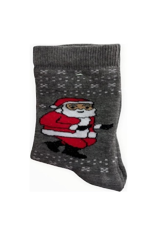 6 ADET YILBAŞI FİGÜRLÜ SOKET ÇORAP