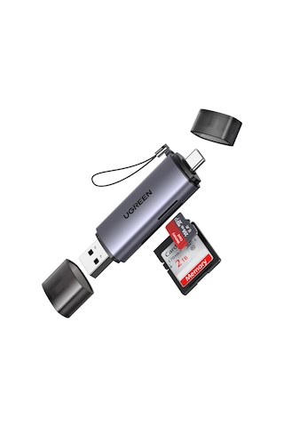 Ugreen 2-in-1 Usb-c, Usb-a Sd, Tf Otg Kart Okuyucu Adaptör, 50706