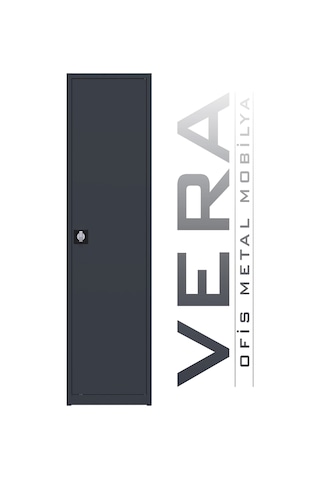 Çelik Dosya Dolabı Metal Dolap Ofis Dolapları Arşiv , Garaj , Bahçe , Kiler , Balkon 50x60x195 Koyu Gri / Koyu Gri