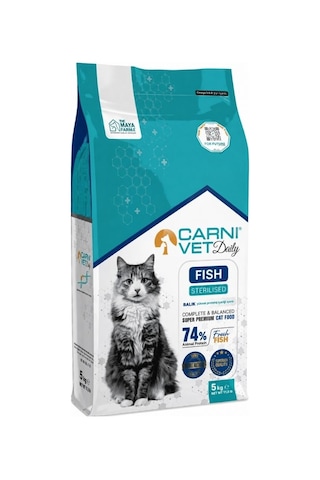 Carni Vet Daily Balıklı Kısırlaştırılmış Kedi Maması 5 Kg Carni Vet Daily Balıklı Kısırlaştırılmış Kedi Maması 5 Kg