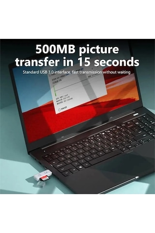 Novahub Çok Fonksiyonlu 2'li 1 Arada Hızlı Usb 3.0/2.0 Tf+sd Kart Okuyucu Beyaz Cn Origin Ce Sertifikalı