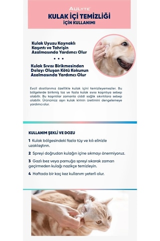 Kedi Köpek Göz, Kulak, Çene, Ağız Bakım Spreyi