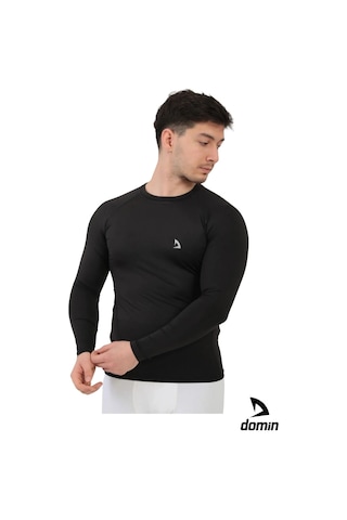 Hnc Sport Erkek Uzun Kol Compression Fitness Gym Body Tshirt Si Yah