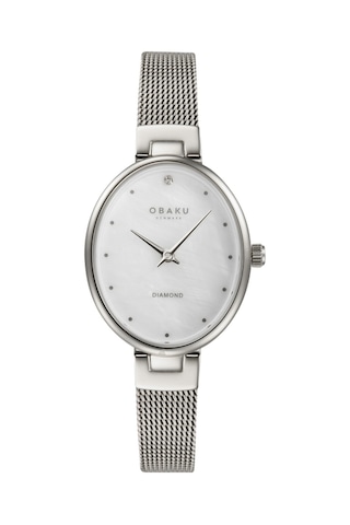 Obaku Denmark V312lxcwmc Quartz Hasır Kordon Gri 24 Mm Kadın Kol Saati Gri