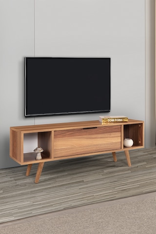 3325 Mesir 130 Cm Ahşap Ayaklı , Metal Kulplu Tv Ünitesi , Söğüt , Tv Sehpası , Salon Diğer
