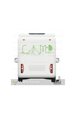 120 X 40 cm - Kamp Doğa Karavan Sticker