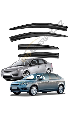 Cam Rüzgarlığı Fermeq Mugen Ford Focus 2 Hb 2005-2011 4lü