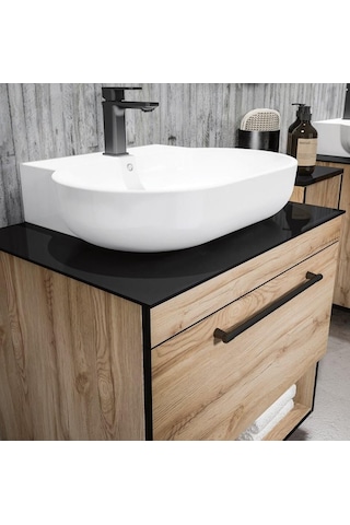 Orka Knidos 70 Cm Mdf Legnano Banyo Dolabı Takımı Çok Renkli