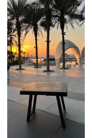 Portatif Plastik Katlanabilir Sehpa, Kamp Piknik Sehpası, Plastik Antrasit