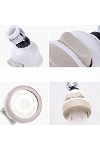 Oynar Başlık Beyaz 360 Dönebilen Mutfak Evye Batarya Boru Ucu