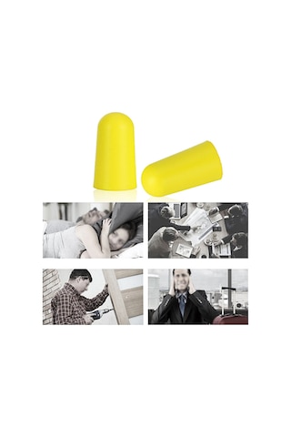 Geeroyoo 30 Çift Sarı Köpük Kulak Tıkacı: Gürültü Engelleme, Uyku Ve Konsantrasyonu Artırıcı, Yıkabilir, Taşınabilir