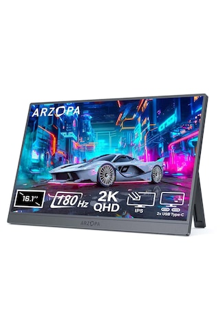 Arzopa Z3fc 16.1 İnç 180hz 2k Qhd Ips Type-c Taşınabilir Monitör