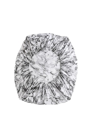 Novahub Blue Elastic Sheet Bed Cover With Non-slip Mat, Waterproof Marble Fitted Sheet, Pillowcase Included - 99x190x35cm Mor