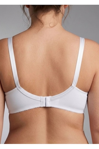 Hadpols Delux Serisi Şık Detaylar Esnek Tasarım Mikrofiber Beyaz Toparlayıcı Sütyen Belirtilmemiş