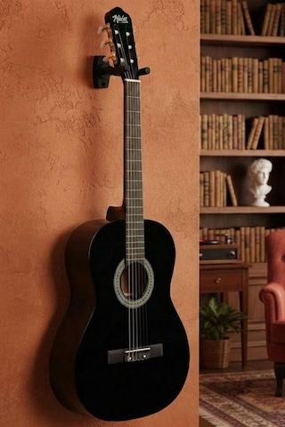 Midex Cg-270bk Siyah Klasik Gitar 4/4 Yetişkin Boy Sap Ayarlı Full Set