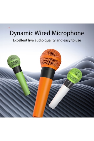 Yifomall Profesyonel Dinamik Mikrofon - Canlı Yayın Ve Kayıt İçin El Tipi Kablolu Mikrofon Açma/kapama Düğmeli