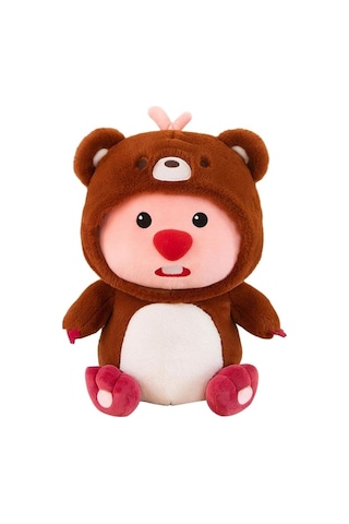 Kahverengi Köstebek Peluş Oyuncak, Yeni Nesil Yumoş 35cm Sevimli Köstebek Uyku Arkadaşı